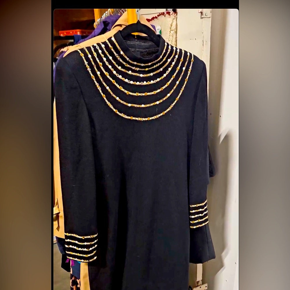 Vintage St John knit evening dress sz 12